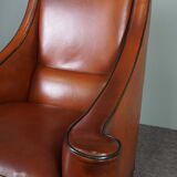Design leather armchair