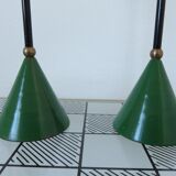 Pair of 80s Memphis era candlesticks