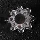 Vintage Royal Crystal Rock Laurus Votive Candle Holder / Italy / 1990s