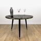 able cocktail tripode verre et bois années 50