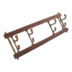 Brass coat hooks