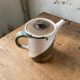 Anthropomorphic ceramic teapot, cups and bowl set