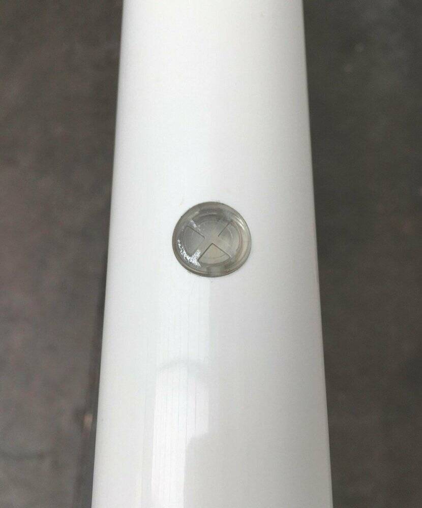 Floor lamp with a tube design from the Swedish Space Age mid-century by Anders Pehrson for Ateljé Lyktan, 1960s.