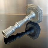 18th century pewter candle holder