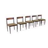 Ensemble de 5 chaises vintage
