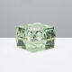 Small cubosfera glass lamp circa 1990