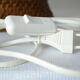 Vintage braided rattan lamp foot 60