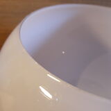 Open globe 20cm in old white glass for suspension lamp