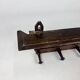 Large Handcrafted Oak Coat Rack, 1930s