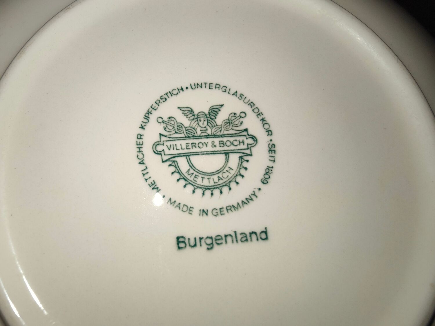 Old plate Villeroy and Boch Burgenland 70s