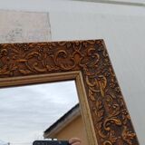 Wood and Gilded Stuk Mirror, early 20th century