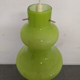 Suspension of the 70s in green opaline