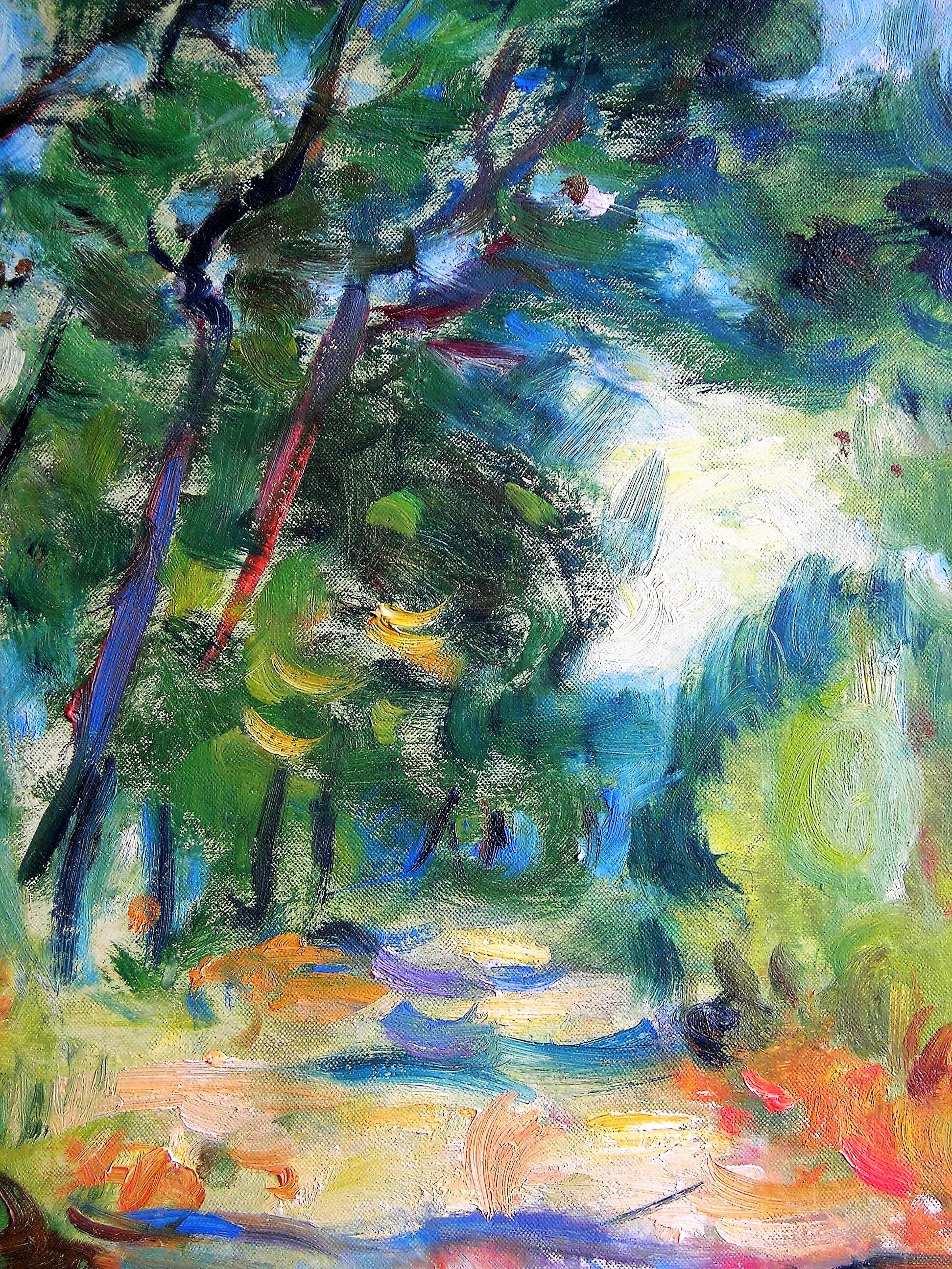 Landscape of max agostini (1914-1997) school of crozant (creuse)