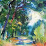 Landscape of max agostini (1914-1997) school of crozant (creuse)