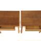 Set de 2 de tables de chevet en chêne, Suède, 1960
