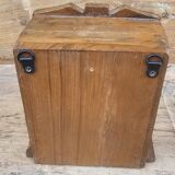 Art Deco teak wall display case
