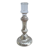 XlXth eglomisé glass candle holder