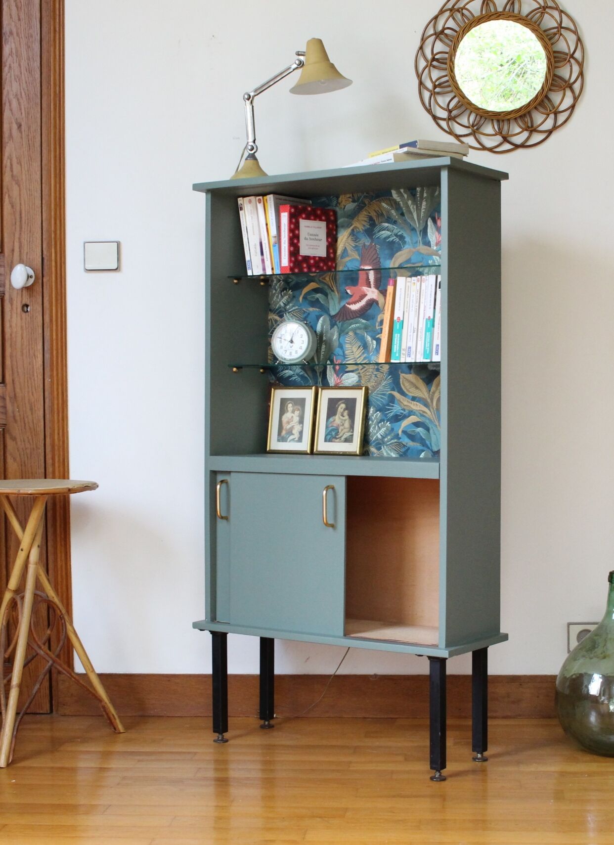 Vintage library from the 60s