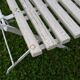 Banc de jardin pliant