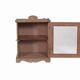 Bedside showcase small pink furniture old teak piece and original patina india