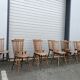 10 bistro chairs troquet "menuet" baumann 1970