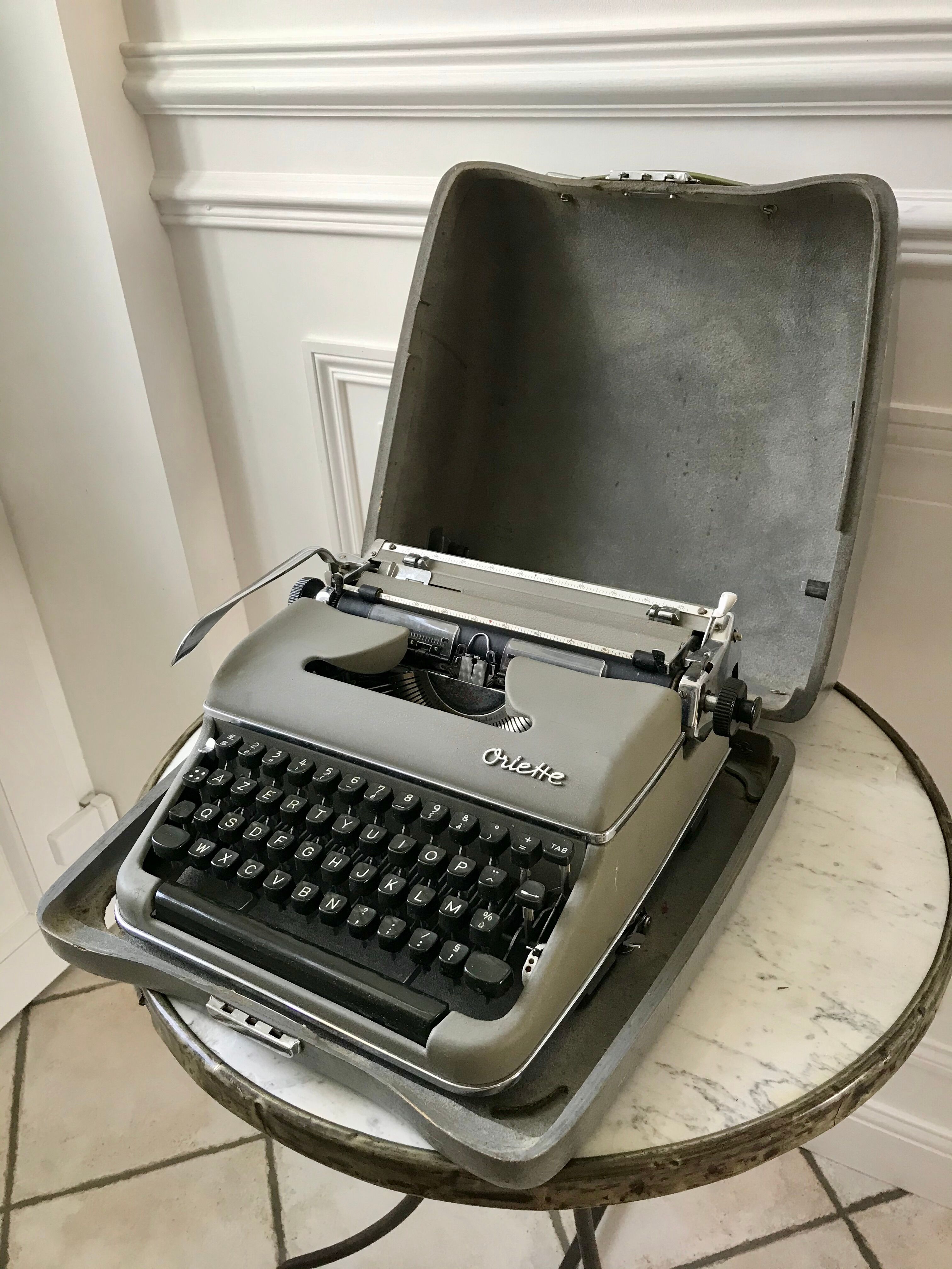 large typewriter Olympia model Oriette years 60-70