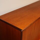 Enfilade haute scandinave édition Samcom en teck, 1960