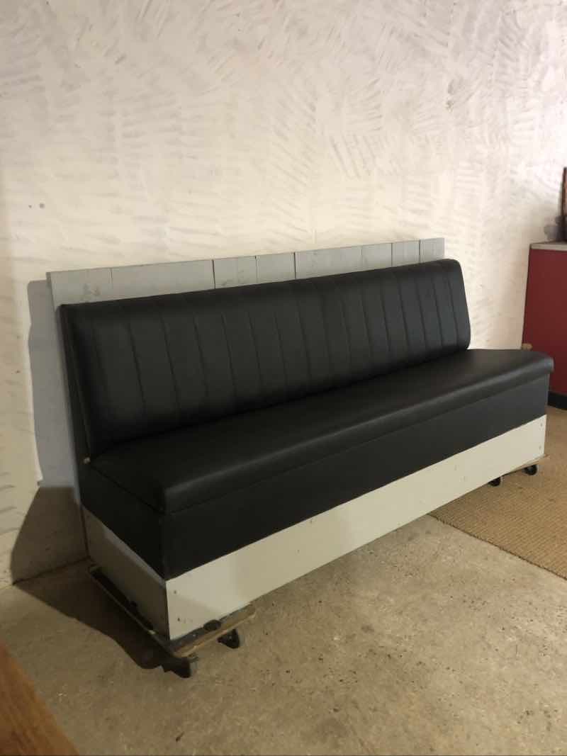 Bench Skaï vintage bistro