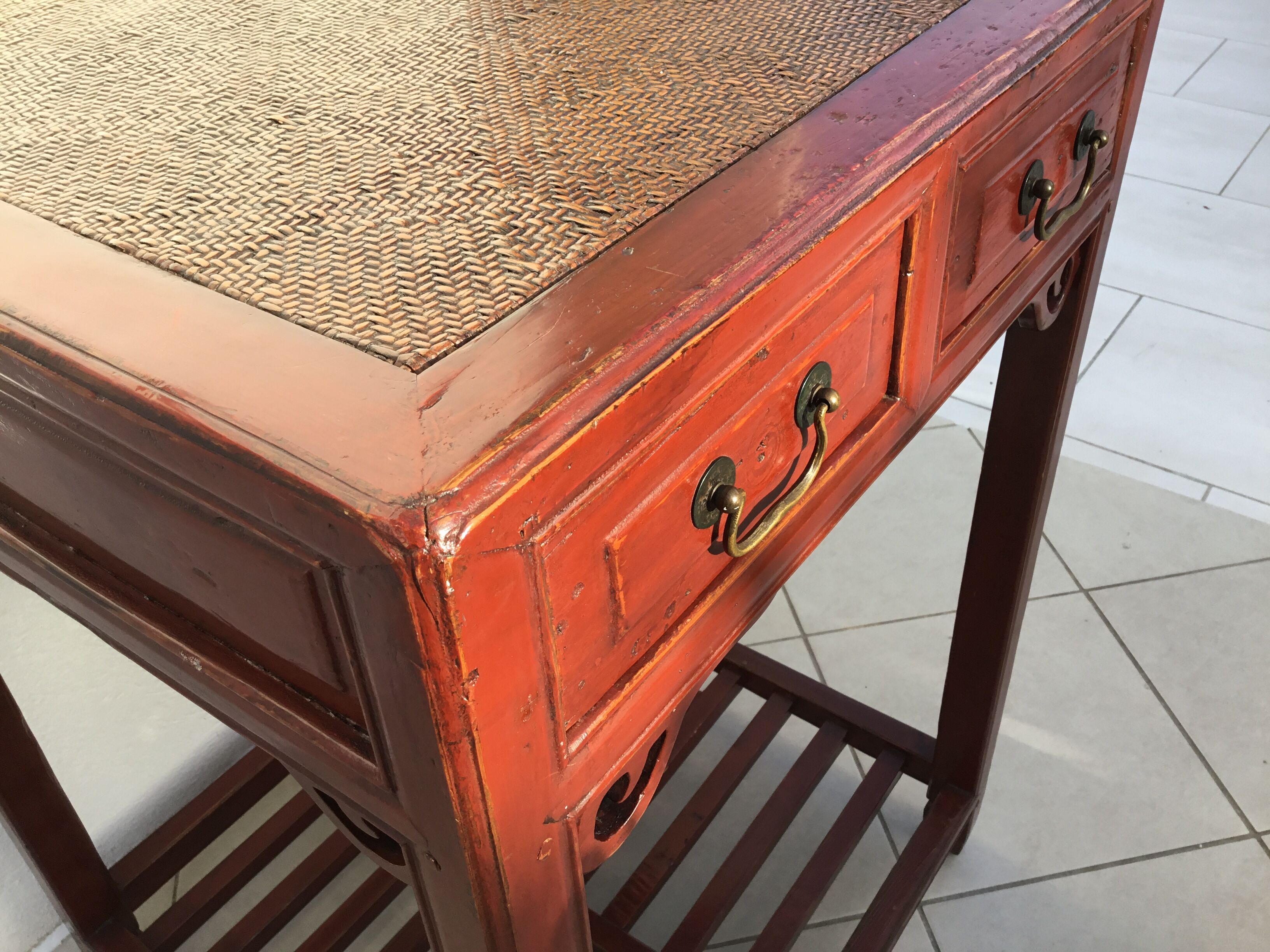 Ancient Chinese tea table