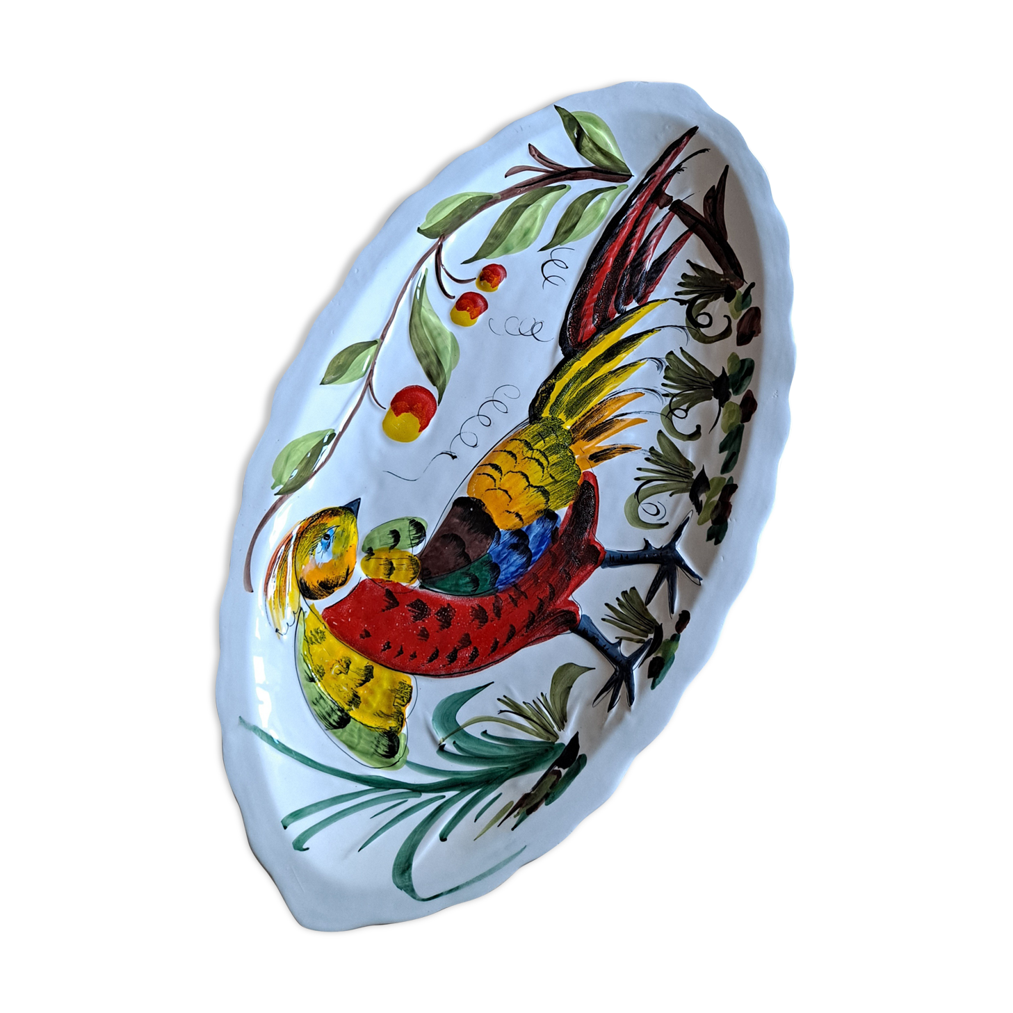 Large Italian oval dish