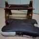 Bedouin Camel Saddle & Hide Stool Ottoman 1970s