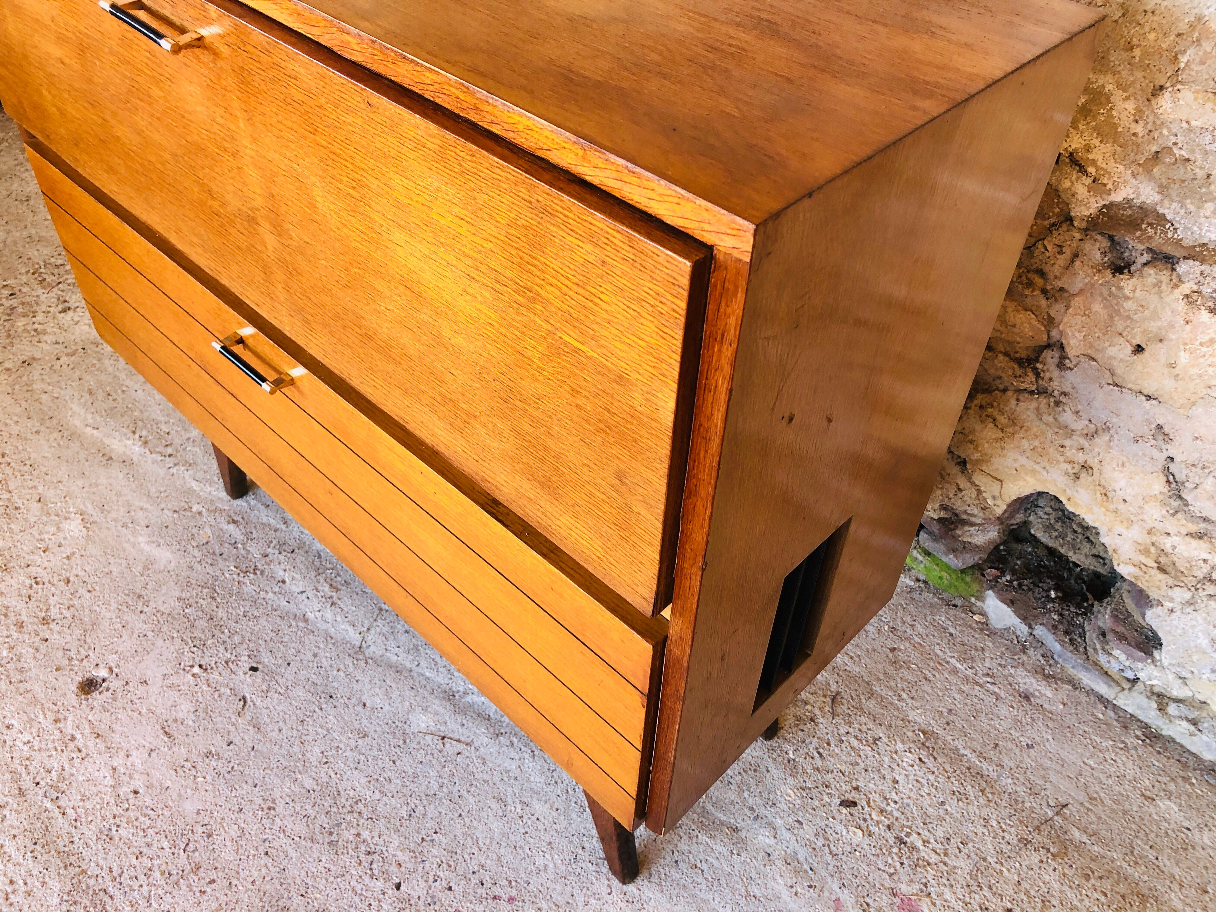 Storage furniture, double compartments, 50s/60s