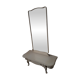 Miroir sur pied vintage Boho, 1970-80