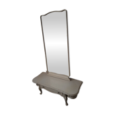 Vintage Boho standing mirror, 1970-80