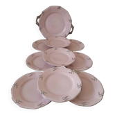 Service en porcelaine rose Hass & Czjzek