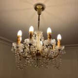 Antique French crystal chandelier