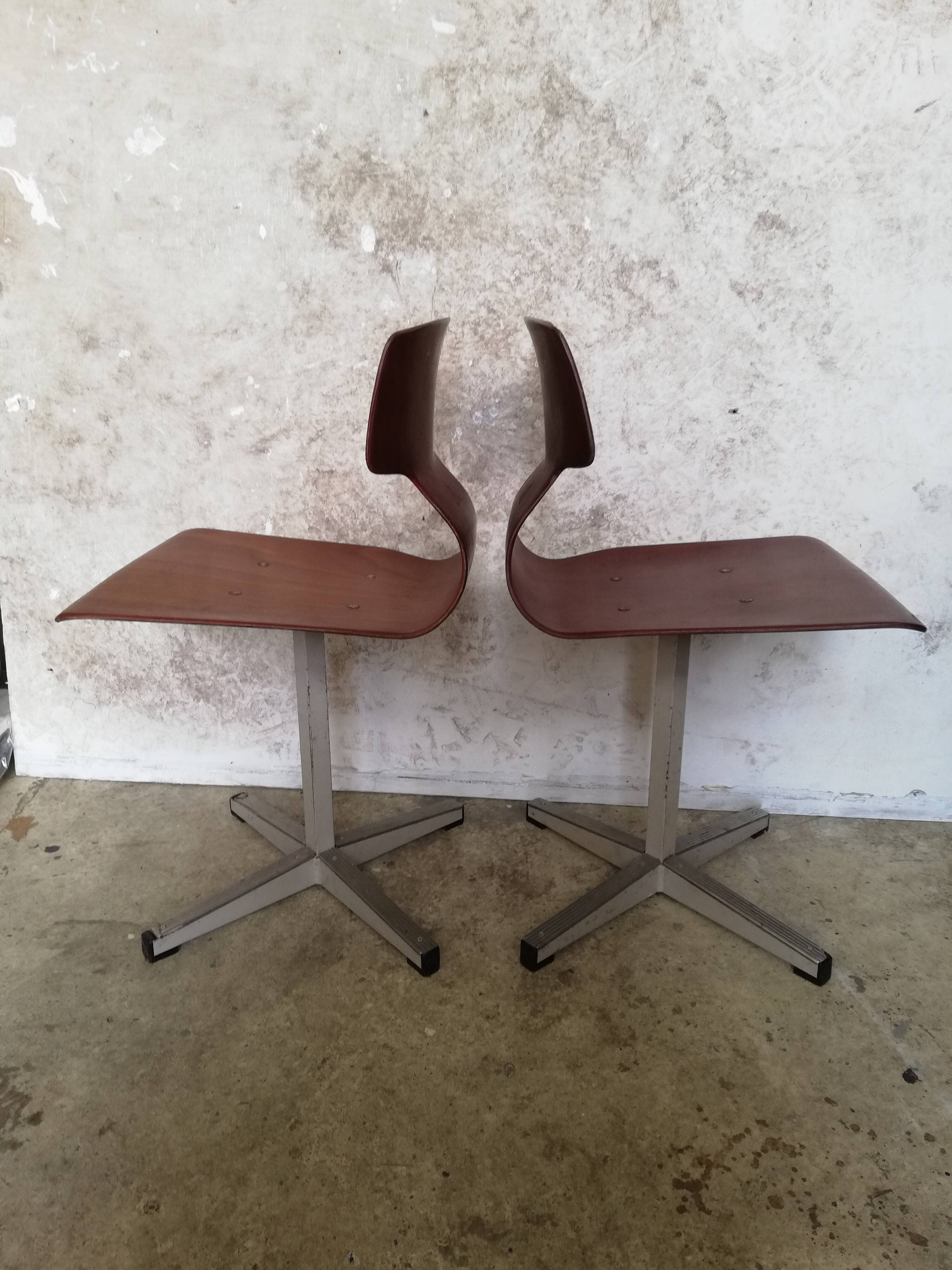 Galvanitas plywood chairs