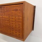 Teak Wall Cabinet By Poul Cadovius For CADO.