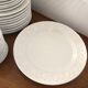 Dish set 60 pieces in white earthenware Italy Quadrifoglio