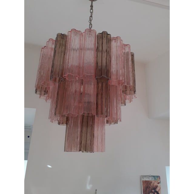 Italian Murano Style Glass Sputnik Chandelier, Set of 2 or Pair of Chandeliers