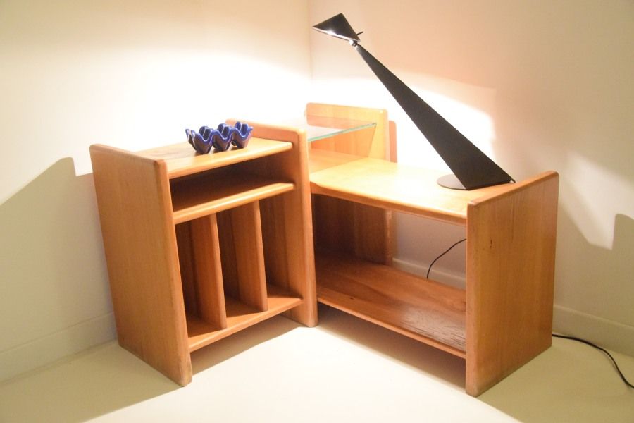 Corner bookcase 60s/70