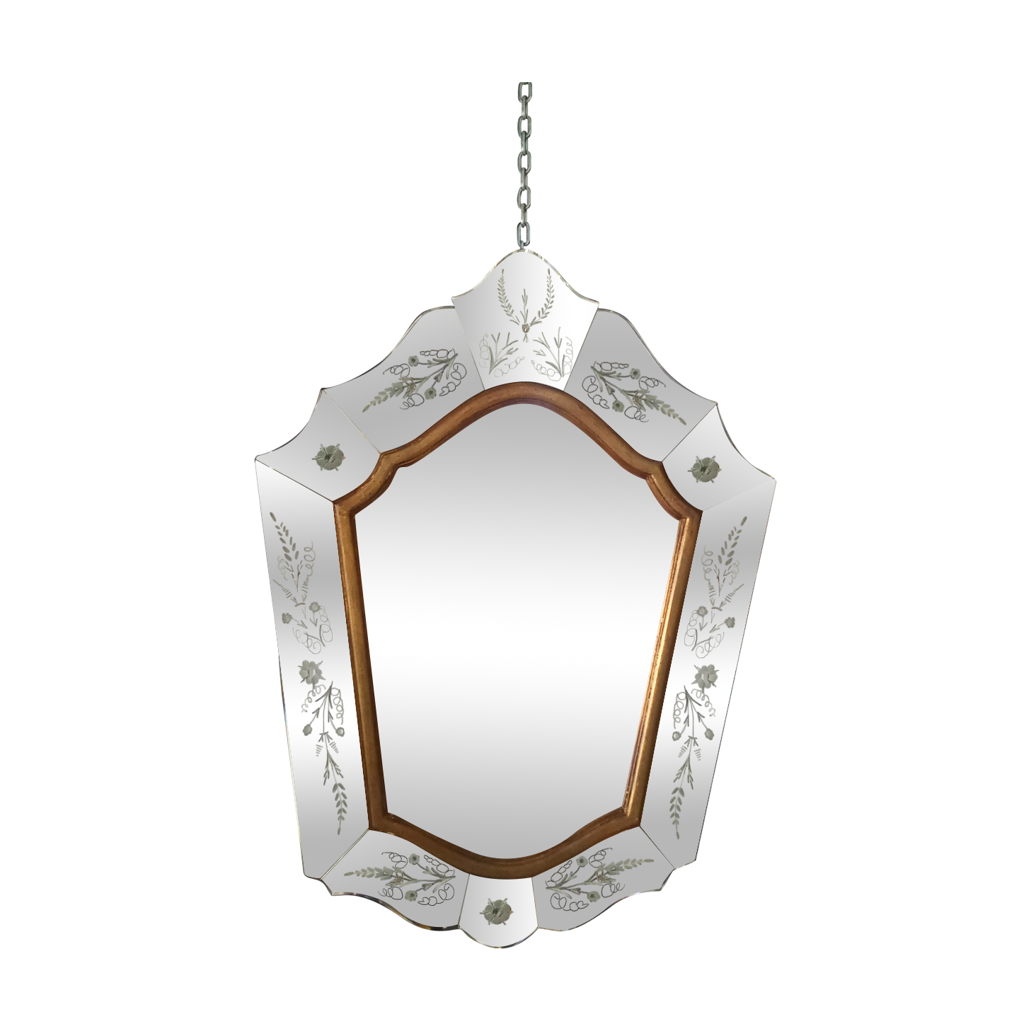 Venetian mirror 84 X 62cm