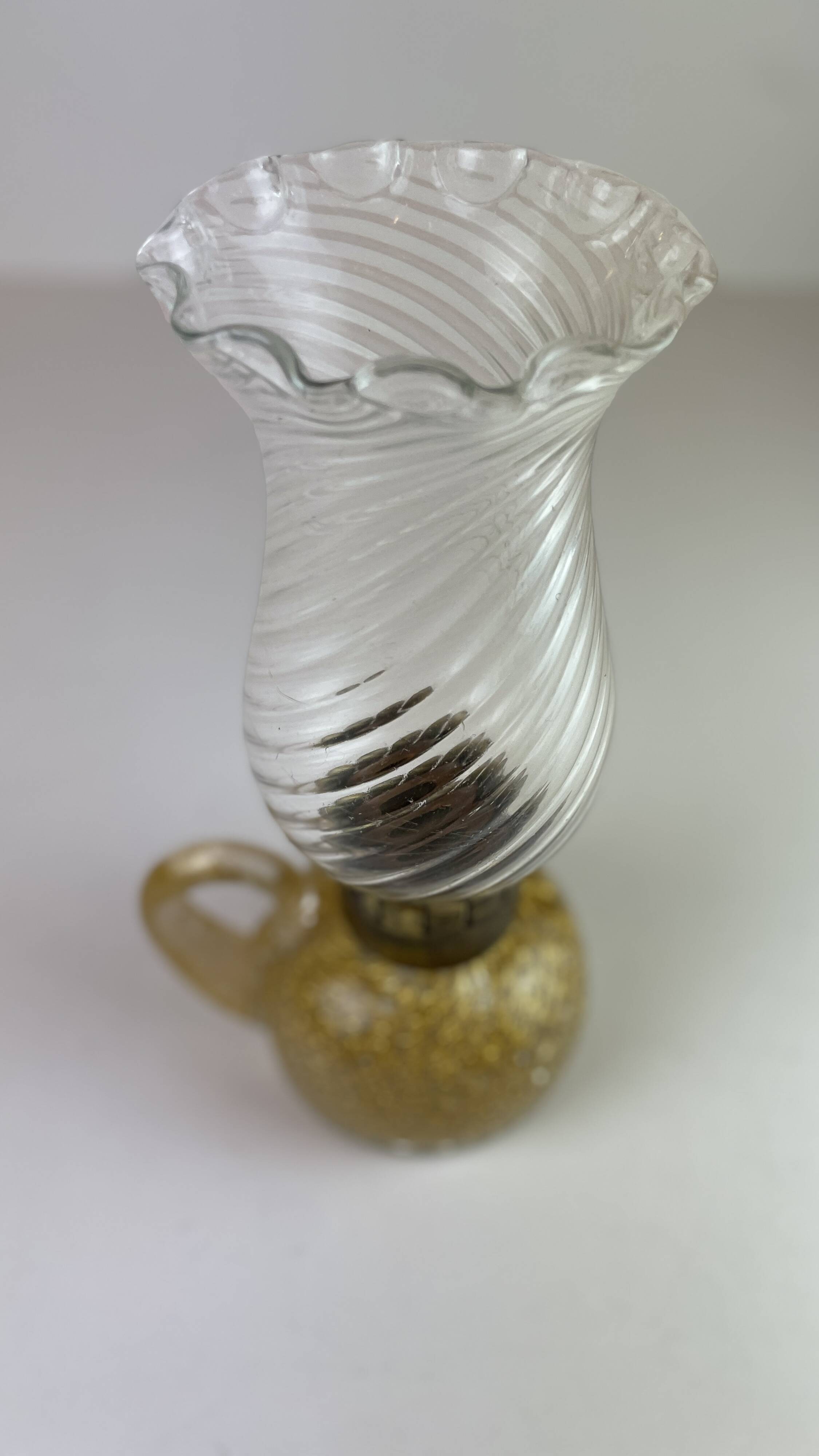 Murano Candle Holder Att. to Barovier & Toso from 1940'