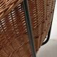 Fauteuil corbeille osier