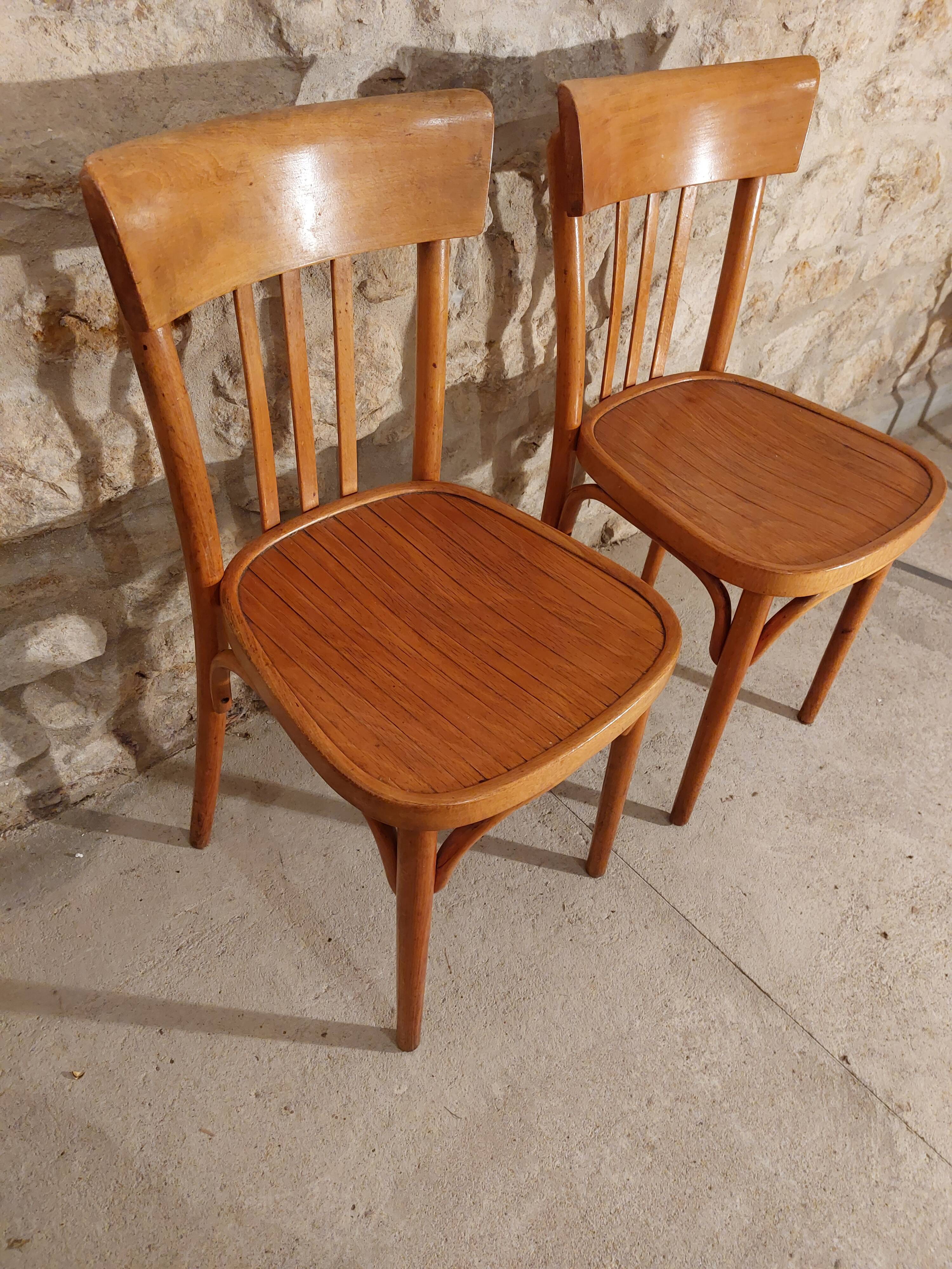 Pair of chairs bistro 30/40s