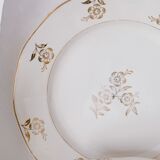 Set of opaque porcelain plates 'Raphael' from the French manufacturer Digoin-Sarreguemines