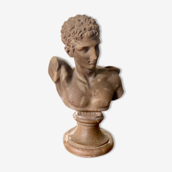Buste d'Hermès en albâtre