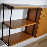 Mid-Century design wall shelf by Ernst Dieter Hilker for Omnia,1960s