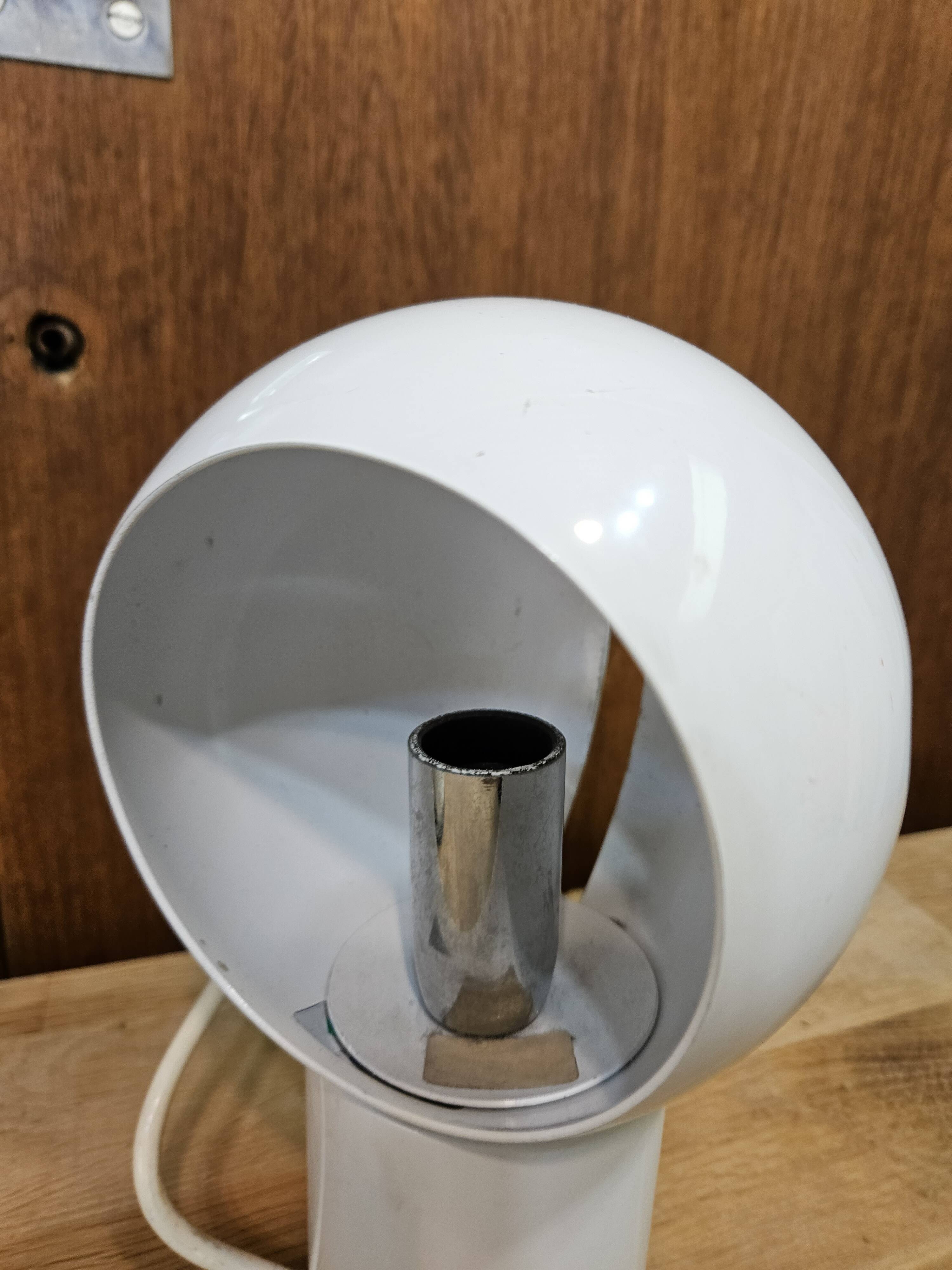 Pair of Italian design bedside lamps 1970 Valenti