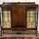 Vitrine Anglaise Chippendale 3 portes début XXème en acajou